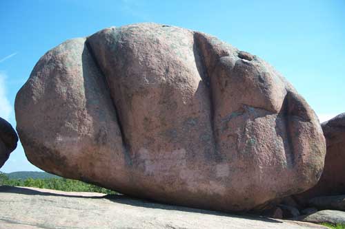 Giant Red Granite Boulders at Elephant Rocks State Park