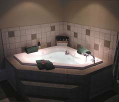 Soak your cares away in your Jacuzzi tub.